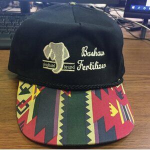 Bashaw Fertilizer Elephant Brand Black Adjustable Baseball Cap